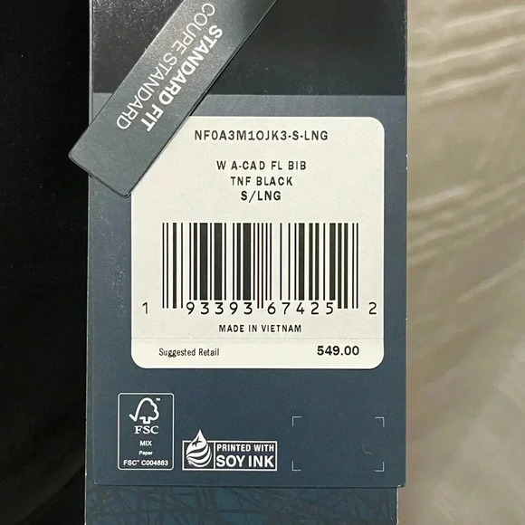 The North Face steep series Women’s A-Cad FUTURELIGHT Bibs black small - Picture 14 of 15